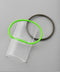 Clear Plate Slit Ponytail (Set of 2 Hair Ties)