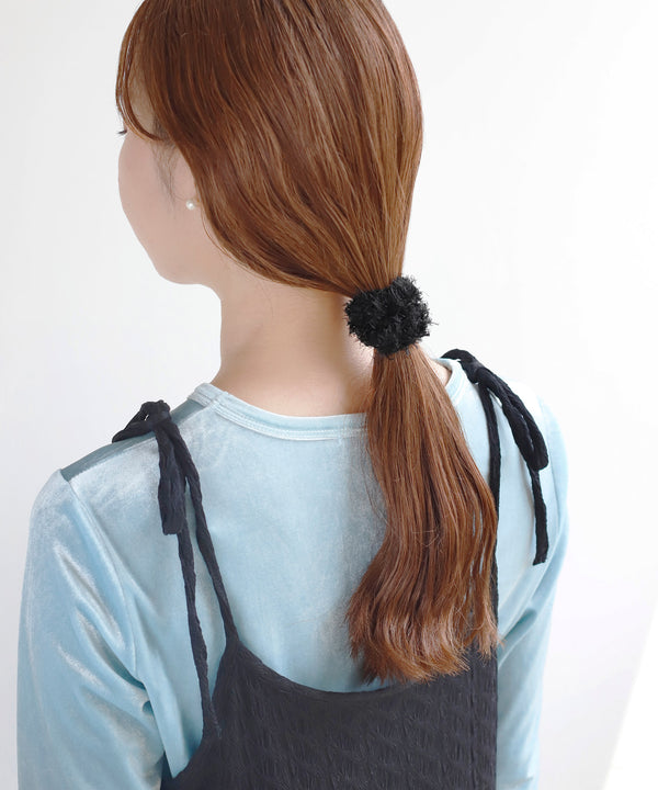 シャギーカラーシュシュ