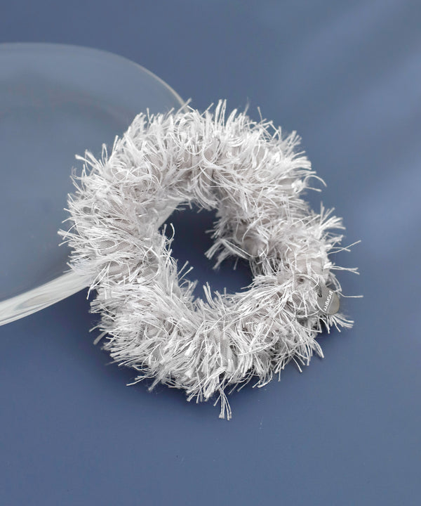 シャギーカラーシュシュ