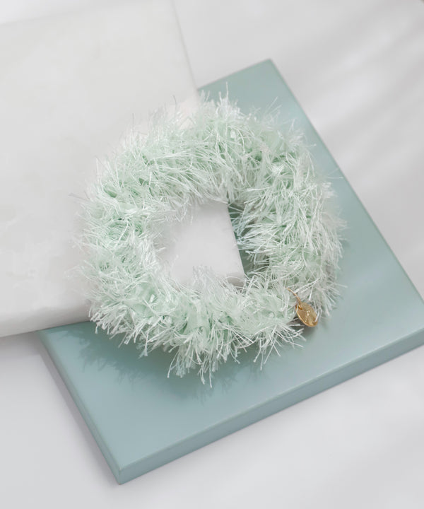 シャギーカラーシュシュ