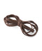 Leather-like ribbon barrette