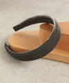 Lame velour wide headband