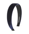 Lame velour wide headband