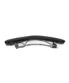 Leather-like double barrette