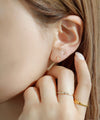 Beaded and metal earrings (set of 3 pairs)