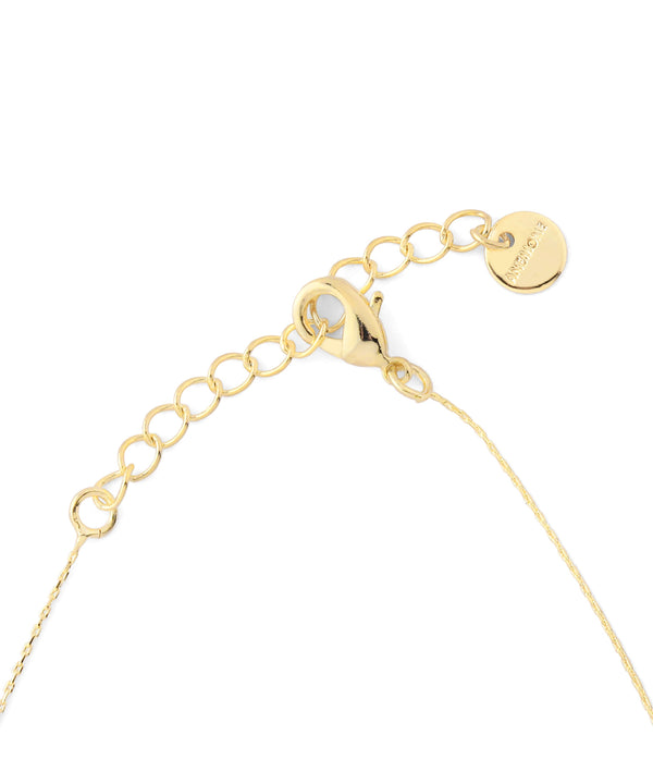 ビジューリボンネックレス