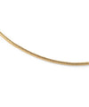 Nuanced metal snake chain necklace