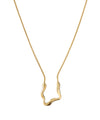 Nuanced metal snake chain necklace