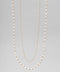 Mini pearl and design chain necklace (set of 2)