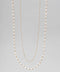 Mini pearl and design chain necklace (set of 2)