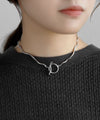 Wave Chain Mantel Necklace