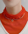 Combination color metal choker