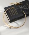 Combination color metal choker