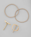 Pearl x Matte Metal Ponytail Hooks (Set of 2)