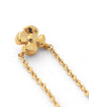 Pearl and flower necklace