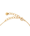 Pearl and flower necklace