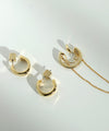 シンプルスタイルで心地良い華やぎを。メタル×フープピアス&イヤリング 36