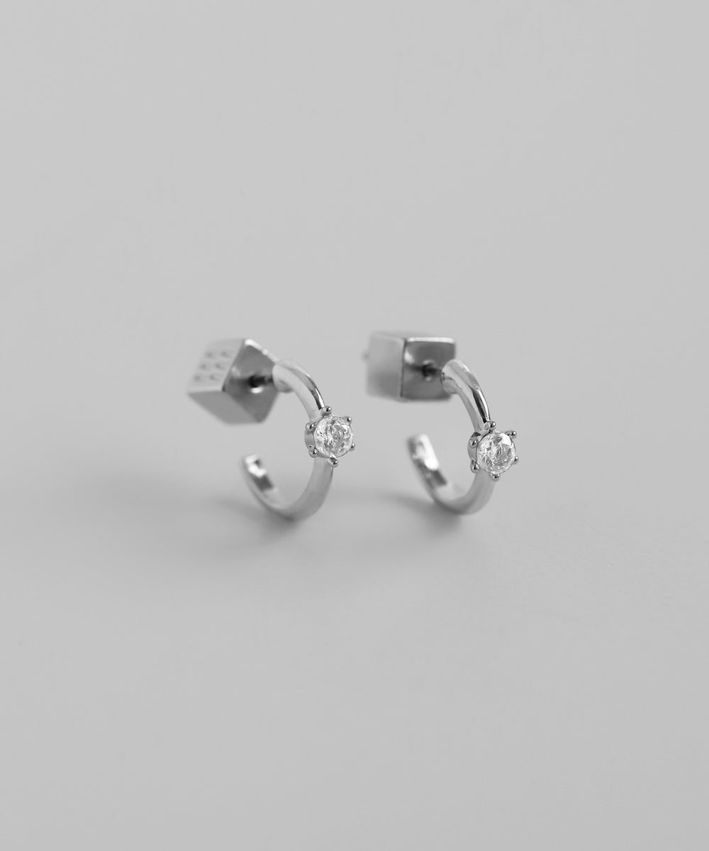 mimi33】ビジューフープピアス[Basic]｜アネモネ・シエナロゼ