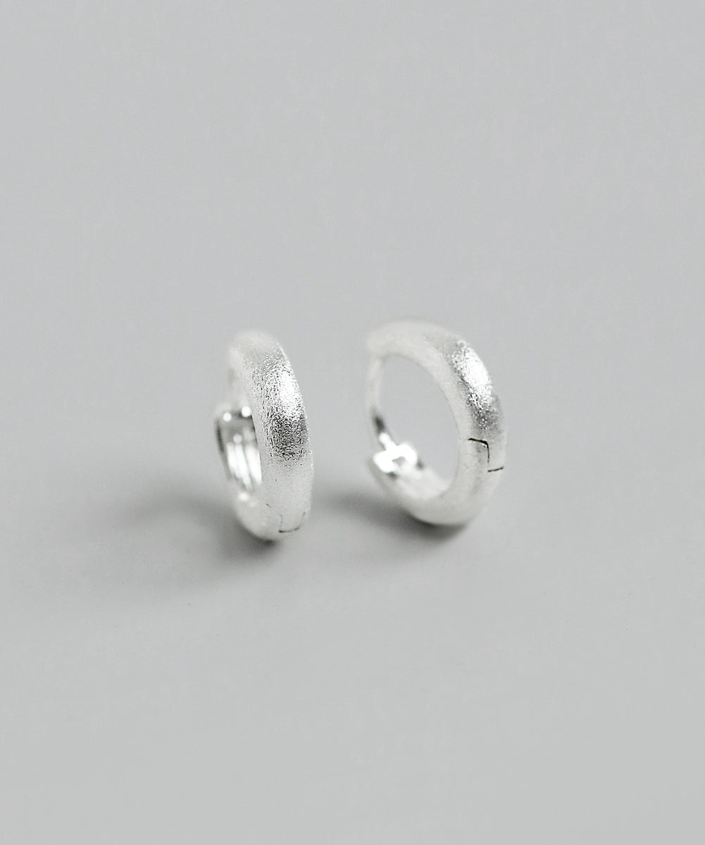 mimi33】マットフープピアス[silver925][Basic]の商品詳細です