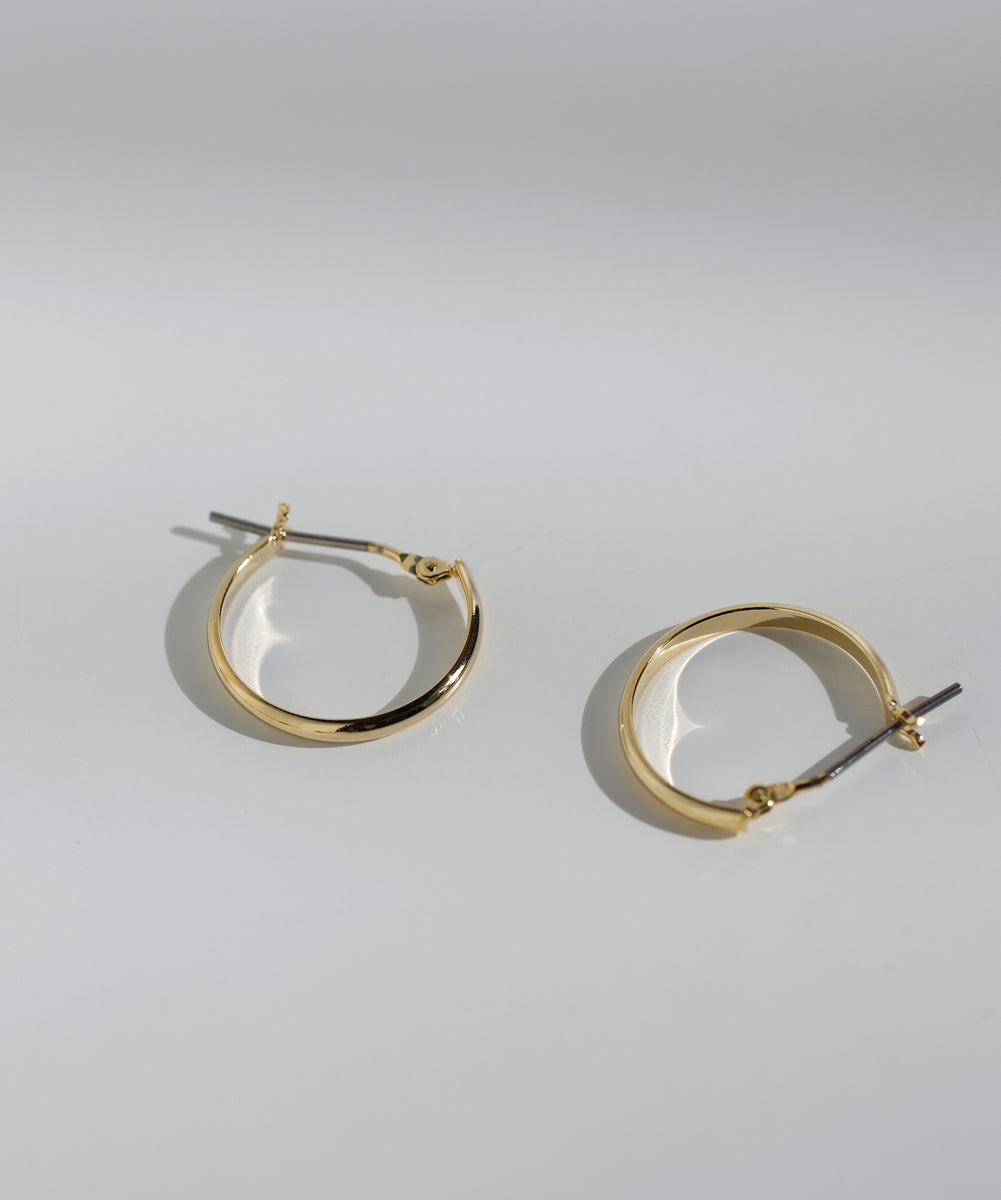 【美品】  イヤーフープ ピアス 925 ANNIKA INEZ アニカイネズ フープピアス Ample Hinge Hoops Mini