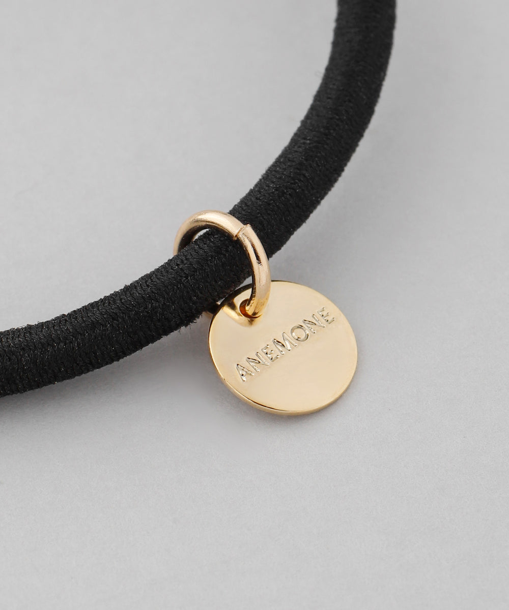 ANEMONE】クリア×メタルスフィアヘアゴム｜アネモネ・シエナロゼ