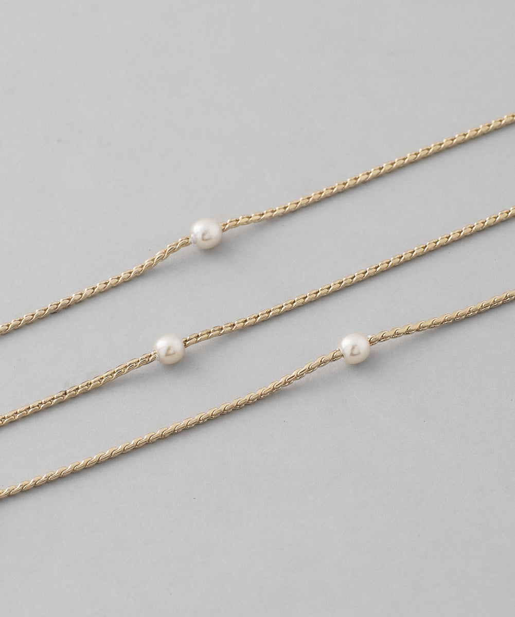 ANEMONE】ステーションパール3連ネックレス｜SANPO ONLINE(サンポー