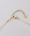 Swing pearl double necklace