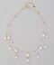 Swing pearl double necklace