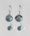 Clear Color Sphere Hoop Earrings