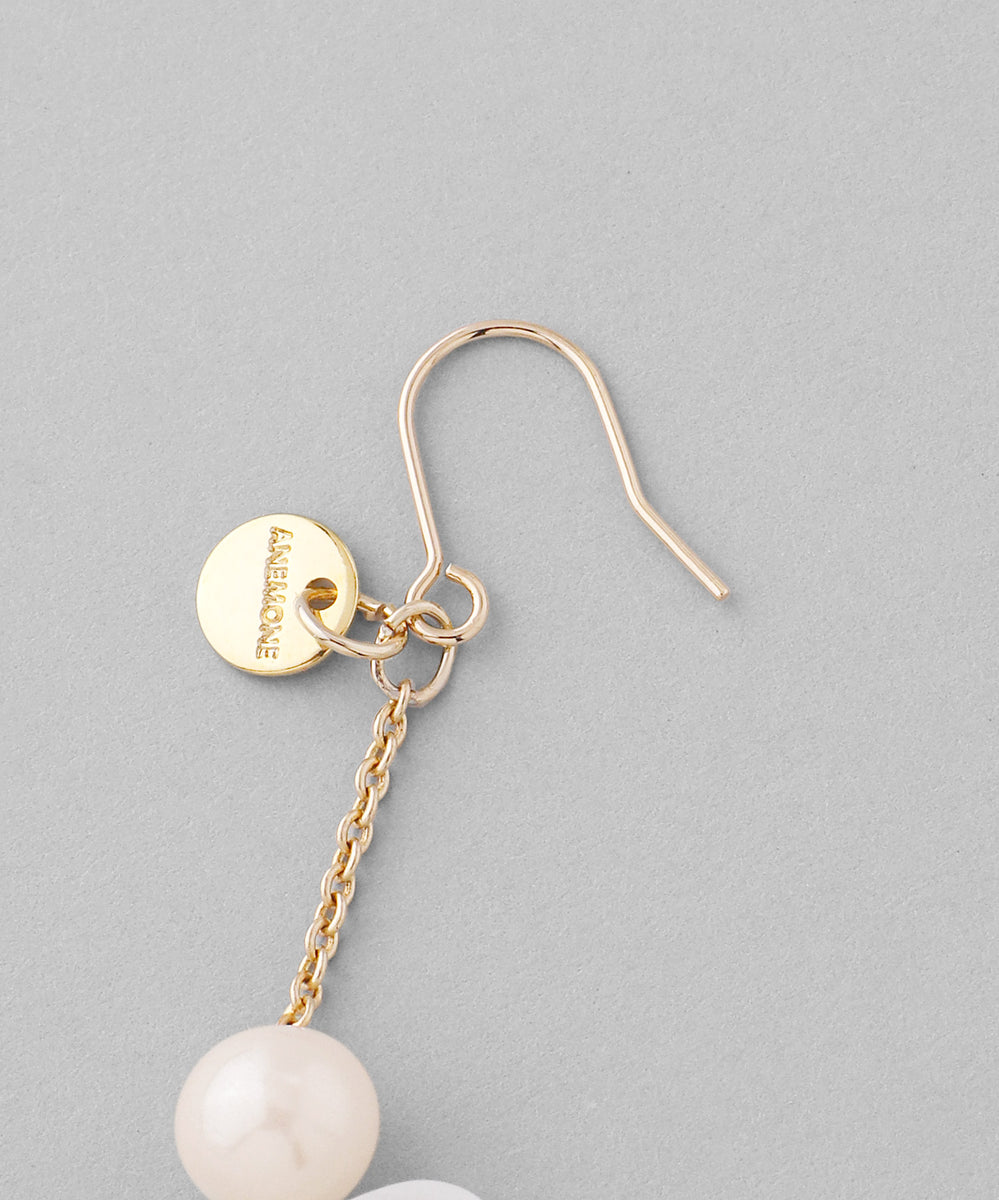 ANEMONE】パール×ホワイトフラワーピアス[Hanayome]｜SANPO ONLINE