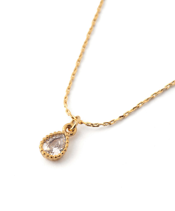 ドロップビジューネックレス