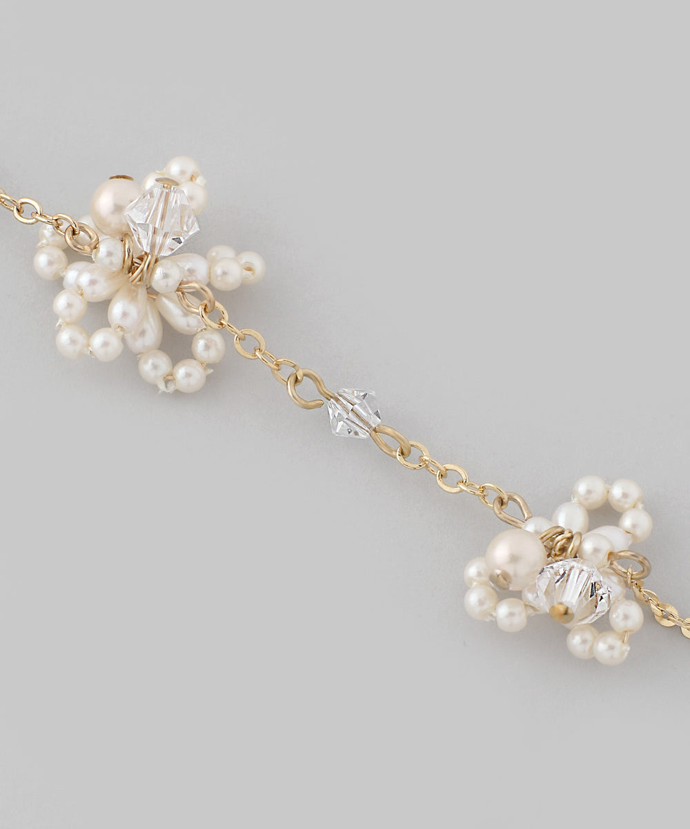 ANEMONE】パールフラワーネックレス｜アネモネ・シエナロゼ