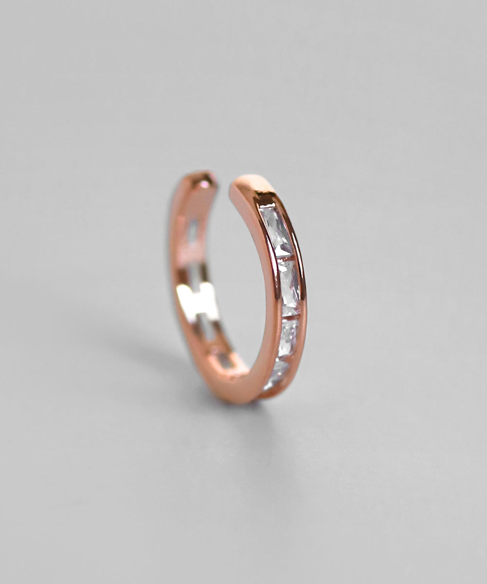 mimi33】ビジューラインイヤーカフ[Sheerchic]｜アネモネ・シエナロゼ