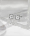 ビジューフラワーピアス