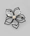 Flower Line Brooch