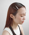 Colorful jeweled hairpins (set of 2)