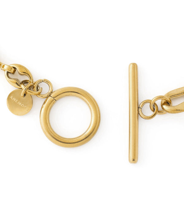 【ステンレス】コンビチェーンマンテルブレスレット