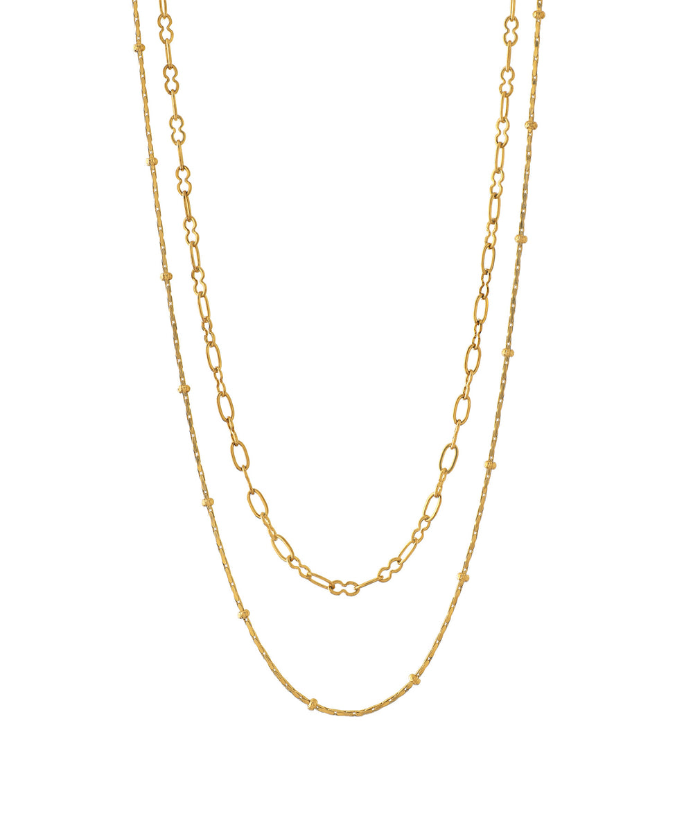GEROCHRISTO ライト ダブルループ チェーン ネックレス 50cm