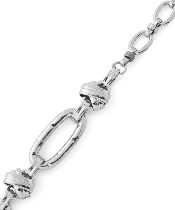 【ステンレス】コンビチェーンマンテルブレスレット