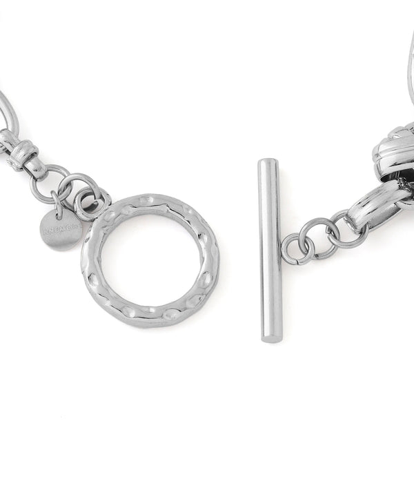 【ステンレス】コンビチェーンマンテルブレスレット