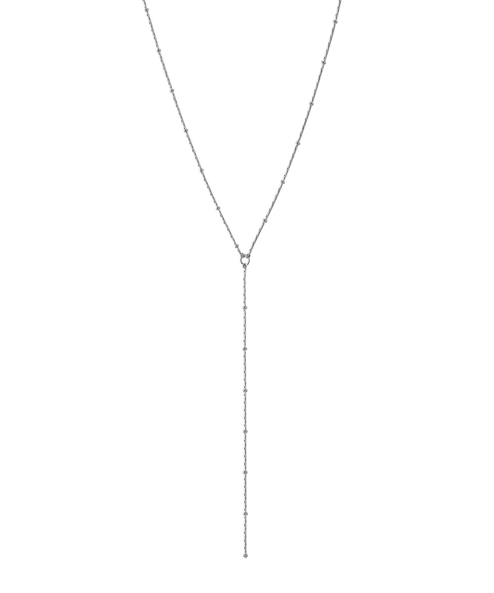 ANEMONE】【ステンレス】ステーションチェーンY字ネックレス