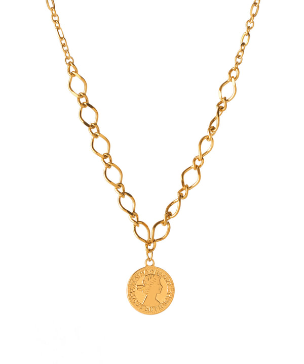 【ステンレス】コインネックレス