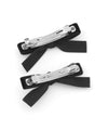 Velvet Ribbon Barrette (Set of 2)
