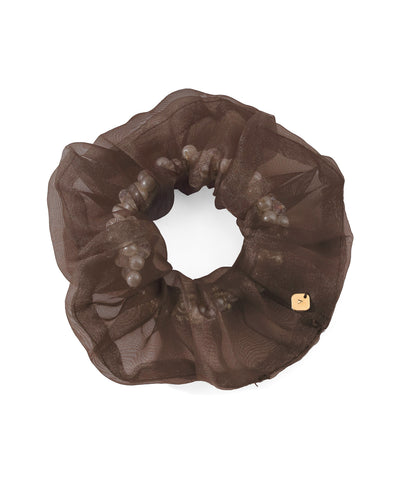 Pearl x Sheer Scrunchie