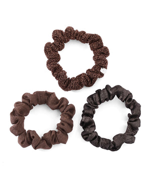 Lame scrunchies (set of 3)
