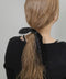 Polka Dot Velour and Lace Ribbon Hair Tie