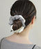 リブ×シャギーニットクロスシュシュ