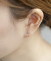 【ステンレス】ビジュームーンピアス