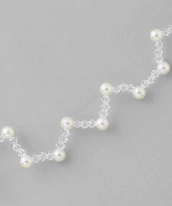 パール×ビーズネックレス