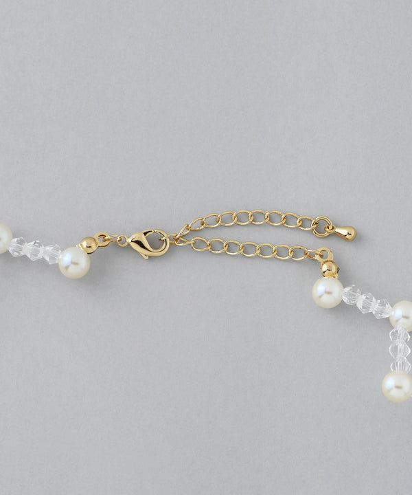 パール×ビーズネックレス